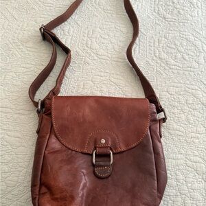 Jack George’s Brown Leather Crossbody Bag